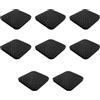 Generic Tappetini antiscivolo per tapis roulant, 8 pezzi, per protezione del | Home Anti Vibrazione Esercizio Attrezzature Mats per ridurre il rumore per camera da letto soggiorno