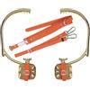 sunbiaouk Kit di ramponi e imbracatura per arrampicata su alberi (per elettricisti) | Ramponi per pali in legno (per elettricisti) - ideali anche per appostamenti di caccia e raccolta della frutta