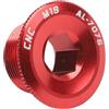 NEIQIUWING Vite a manovella M15 M20, copertura in alluminio | Questa vite in alluminio fissa la guarnitura in modo affidabile alla mountain bike.