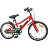 KTHLBRH Bicicletta per Bambini 18 Pollici in Acciaio Rossa per 5-7 Anni | Ruota 18 pollici, telaio acciaio, colore rosso, freno caliper e coaster, sospensione rigida, parafango, peso 10,2 kg