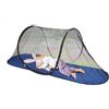 szaluyk Tenda da mosca da esterno a rete singola pieghevole portatile | 200 x 72 x 70 cm, zanzariera pieghevole per interni, casa, camera da letto, balcone, giardino, cortile, campeggio, picnic