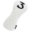 idqwsswt Coprimazza da Golf in Legno e Protettivo, Offre | seria del bastone da golf, divertente custodia in pelle PU, protezione per il collo lungo.