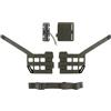 LZAQHMT Kit di Espansione per Chest Rig Tattico con Fibbie a Sgancio Rapido | Set di Estensione Laterale MOLLE per Chest Rig Modulare Stile K, Tasche Multiuso, Airsoft, Caccia e Allenamento
