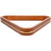 Uonlytech Supporto triangolare in legno per palle da biliardo, leggero e robusto, struttura in legno di pino, adatto per accessori per tavoli da biliardo