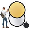 Generisch Riflettore portatile e pieghevole in tessuto riflettente | Riflettore circolare pieghevole, diffusore portatile pieghevole con borsa