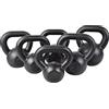 KAWMET Odlewnia Żeliwa Kettlebell in ghisa Kettlebell Pesante per manubri per Allenamento Cardio e Forza 20kg KAWMET