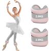 BUERPINKING 2 pesi per gambe e braccia, per principianti e bambini, ideali per pilates, yoga, jogging