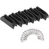 Vueqkueg Kayak Cleat Compatibile Yacht Protegge Verde | Colore nero, materiale nylon, dimensioni 44 x 13 x 15 mm. Contiene 6 morsetti per fune e 12 .
