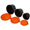 NEIQIUWING Set di 3 scatole per esche vive | I fori di ventilazione mantengono le esche vive, come i vermi, fresche e attive durante la pesca.