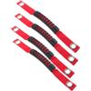 BESPORTBLE 2 Paia Maniglia Antiscivolo Rossa, Ricambio Facile da Installare | PVC e Pp, Adatta a Kayak Sit-on-top e Canoa, per Sport Acquatici e Carico a Riva