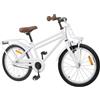 KTHLBRH Bicicletta per Bambini 18 Pollici per Bambini dai 5 ai 7 Anni | Forcella in acciaio, velocità singola, frenata classica, sella anatomica, stile classico