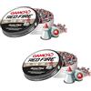ECOMMUR Pallini Gamo ACUTTEK Red Fire (4,5 mm) | 125 pezzi per scatola. 0,49 g per pallino. Confezione da 2 scatole. Pallini in lega. Veloci, precisi e penetranti.