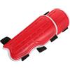 Angoily Parastinchi da Calcio per Giovani, Leggeri, Doppio Cinturino Rosso | Imbottitura EVA e Pu, Fori di Ventilazione, Design Ergonomico, per Jogging e Leghe Giovanili