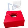 Generic Imbottitura protettiva per pali quadrati da 10-20 cm, design su quattro lati per colonne da garage e pali da calcio