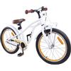 KTHLBRH Bicicletta per Bambini 18 Pollici per Bambini dai 5 ai 7 Anni | Telaio in acciaio, forcella in acciaio, freno classico, sella anatomica, bassa campata, parafanghi