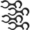 Générique Trekking - Clip organizer da 5,8 x 2,2 x 0,8 cm, in ABS | Figure-Eight doppio anello fibbia | 4 clip per organizer per Hiking, Camping, Outdoor Adventure
