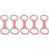 NEIQIUWING 5 supporti per boccaglio in silicone per maschera subacquea, 27 mm | Mantiene saldamente il boccaglio con diametro di 27 mm sul lato della maschera subacquea.