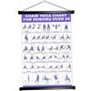 Syutokul Tabella di Yoga per Sedia Scorrimento della Tabella di Allenamento per Sedia Resistente all'Acqua, 11, 8x15, 7