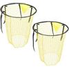 VICASKY 2 Pezzi Rete Bersaglio per Porta da Calcio, Nylon Giallo, | Posizionamento Regolabile del Bersaglio, per Tiri Precisi, Uso in Interno e Campo, per Giovani Giocatori e Tecnici