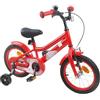 KTHLBRH Bicicletta per Bambini 16 Pollici 4-6 Anni Rosso Acciaio | Rosso, acciaio, ruote 16 pollici in gomma, sella anatomica, freni a tiro lineare e coaster, parafanghi, assemblaggio in 90
