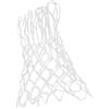 BESTonZON Rete da Basket in Nailon Bianca, 12 Anelli, Uso Esterno | Installazione Rapida, Resistenza per Schiacciate, per Canestri Standard e Manutenzione di Campi Pubblici