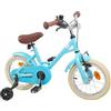 KTHLBRH Bicicletta per Bambini 16 Pollici Acciaio Azzurro per 4-6 Anni | Acciaio robusto, freno sicuro, sella anatomica, 112,5 x 51 x 75 cm, colore azzurro, 1 velocità