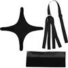 Healvian Cinghia di Allenamento Pallavolo, Trainer per Schiacciata Regolabile, Nylon, Nero, Portatile, Giochi All'aperto in Giardino, Migliora Coordinazione Occhio-Mano