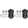 Lastdaytime Manopola per mulinello da pesca compatibile con PR100 PD106 CC80 CR80 e modelli simili, impugnatura in fibra di carbonio con rivestimento in lega di alluminio