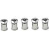 NEIQIUWING 5 viti per corona in acciaio inox MTB | Viti per corona in acciaio inox resistenti per la tua mountain bike.