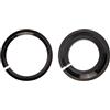 NEIQIUWING Adattatore conico forcella, 30 mm, 39,8 mm, nero | Consente di adattare facilmente le forcelle della bicicletta a diverse dimensioni di sterzo.