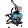 SMACO Maschera Subacquea Integrale con Supporto per Fotocamera, Maschere da Immersione Compatibile con S400/S400 Plus/S400 Pro/S700 Bombola Subacquea