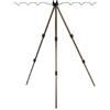 Generic Supporto per canna da pesca - Supporto da terra in alluminio | Treppiede | Larghezza superiore 87 cm, gambe regolabili da 56 a 120 cm, treppiede in lega di alluminio con posizioni multiple per pesca