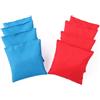 Generic Set di 4 Sacchi di Fagioli Cornhole Rossi e 4 Sacchi Blu, Sacchi di Fagioli Cornhole riempiti for l'allenamento all'aperto