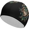 FJQWKLF Cuffia da nuoto unisex Medusa con, cappello da nuoto per uomo e donna, capelli corti e lunghi, cappelli da bagno alla moda