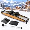 SXQYCH Macchina For Sci In Acciaio Oak, Allenatore Di Sci Cardio | Costruzione In Acciaio, 330 Libbre, For Esercizi Di Condizionamento E Riabilitazione Fuori Stagione