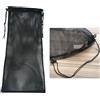 jojofuny Borsa a Rete per Maschera Snorkeling Attrezzatura Subacquea Nera | Nylon Traspirante, Scarico Rapido della Sabbia, Carico Massimo 20kg, per Piscina e Bodyboarding