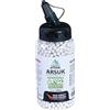 Arsuk Pallini Airsoft Biodegradabili 6 mm - Bianchi - 0,20 g Pellet Senza Giunture per Tiro - Munizioni Di Precisione con Finitura Liscia - Confezione da 5000 per Prestazioni Costanti