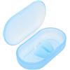 TOYANDONA Pinza Nasale da Nuoto in Silicone, Blu Antiscivolo | Protezione Delicata, Riutilizzabile e Facile da Applicare e Rimuovere, Finitura Liscia senza Giunte