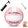 ANINGBOYZTZY Pallone da pallavolo, pallavolo, pallavolo, morbido al tatto, con pompa, ago d'aria e borsa a rete