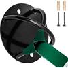 NEOLYMP Gancio Fitness in Acciaio Inox caricabile Fino a 200 kg - Gancio Sacco da Boxe Gancio soffitto TRX Suspension Training Staffa Sacco Boxe Piastra Fissaggio Staffa per Sacco da Box Ancoraggio