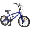 KTHLBRH BMX 16 Pollici Bambini 5-8 Anni Blu Scuro Acciaio | Ruote 16 pollici, telaio acciaio, sella regolabile, freno tiro lineare, una velocità, sospensione rigida