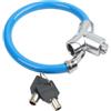 NEIQIUWING Lucchetto per bicicletta, 11 mm, cavo in acciaio, senza chiave, 112 g | Questo leggero lucchetto per bicicletta pesa solo 112 g e offre un robusto cavo in acciaio da 11 mm.