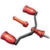 HomeVortex Carbonio per fibra Reel Handle 12 Colori Doppio Cuscinetto Carbonio | Carbonio per costruzione in fibra, doppi cuscinetti per presa, 12 colori vivaci, peso leggero 34,7 g, funzionamento regolare