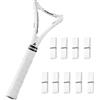 A1 TAAN Nastri antiscivolo per racchette da tennis, badminton, pickleball, squash, biciclette, canne da pesca, 10 pezzi, colore bianco