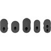 Allthingstore Set di strisce in silicone resistente all'acqua per scooter Xiaomi 4 Pro | Sigilla la porta di ricarica, blocca l'umidità della polvere, si estende per la durata della batteria