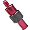 ULTECHNOVO Connettore per Rete da Pesca in Lega di Alluminio 8mm Antirotazione | Manico e Rete da Immersione, Uso in Pesca Costiera, Rosso, Leggero da Trasportare