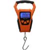 Aundhegrtt Bilancia da Pesca Portatile Antiscivolo con Display LCD | Display LCD facilmente leggibile, capacità 50 kg, righello integrato per lunghezza pesce, impugnatura ergonomica antiscivolo.