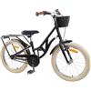 KTHLBRH Bicicletta per Bambini 24 Pollici 8-12 Anni Nero | Acciaio e gomma, cambio singola velocità, freni classici, sella anatomica, reggisella telescopico, uso urbano e suburbano