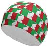 FJQWKLF Mappa 'Italia Bandiera Cuffia da nuoto unisex Cappello da nuoto per uomo e donna Capelli corti e lunghi Cuffie da bagno alla moda