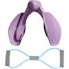 Generico Inner Thigh Exerciser Glutes Muscle Workout with Band Resistance | Pelvic Floor Muscle Trainer for Home Gym Office Fitness Pilates Yoga Dormitory Travel Apartment